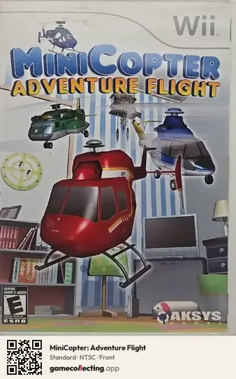 MiniCopter: Adventure Flight Nintendo Wii, NTSC box front