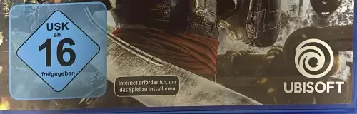 Assassin's Creed Black Flag Resynced, the USK square on its front