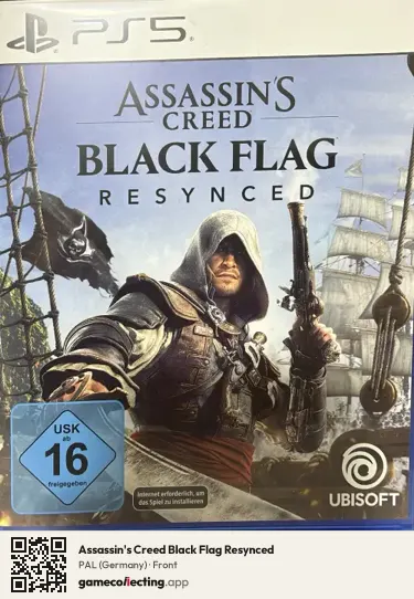 Assassin's Creed Black Flag Resynced PlayStation 5, Germany box front
