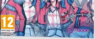 B-Project Ryusei*Fantasia, the PEGI square on its front