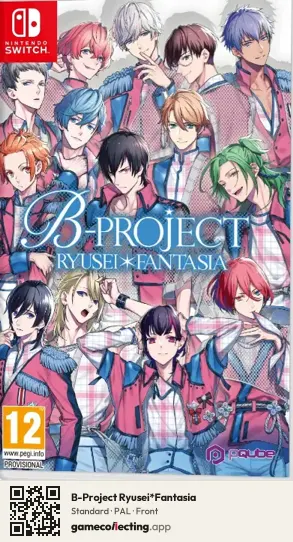 B-Project Ryusei*Fantasia Nintendo Switch, PAL box front