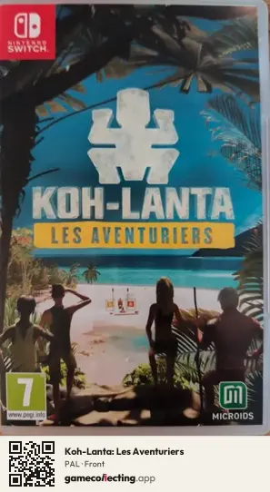 Koh-Lanta: Les Aventuriers Nintendo Switch, PAL box front