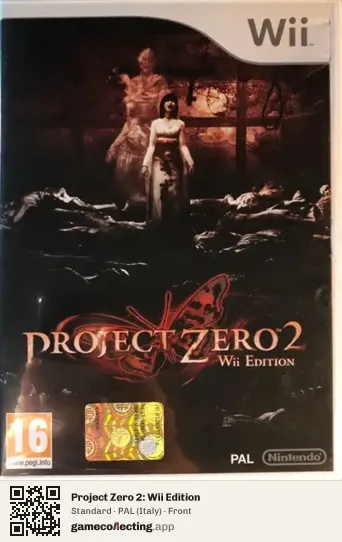Project Zero 2: Wii Edition Nintendo Wii, Italy box front