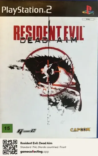 Resident Evil: Dead Aim PlayStation 2, Nordic countries box front
