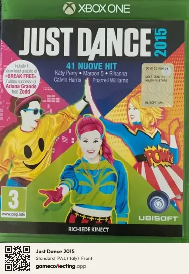 Just Dance 2015 Xbox One, Italy box front