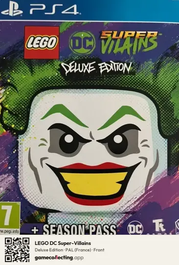 LEGO DC Super-Villains PlayStation 4, France box front