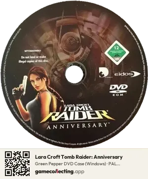 Lara Croft Tomb Raider: Anniversary Computer, PAL disc