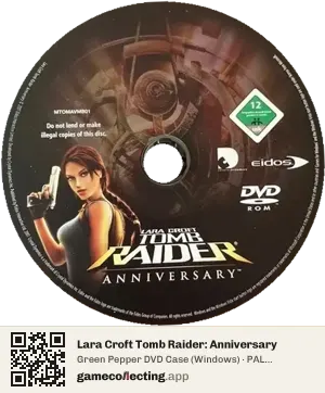 Lara Croft Tomb Raider: Anniversary Computer, PAL disc