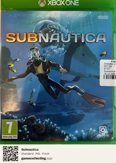 Subnautica Xbox One, PAL box front