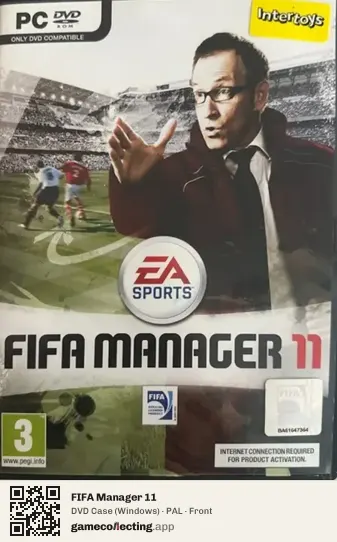 FIFA Manager 11 Computer, PAL box front