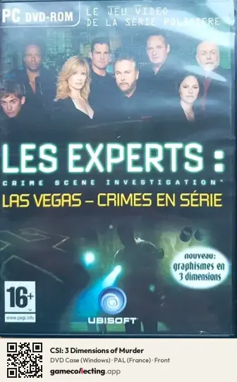 CSI: 3 Dimensions of Murder Computer, France box front