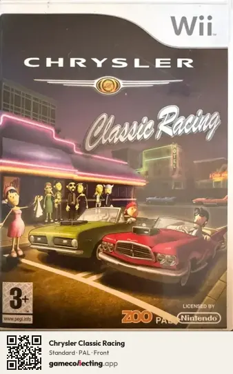 Chrysler Classic Racing Nintendo Wii, PAL box front