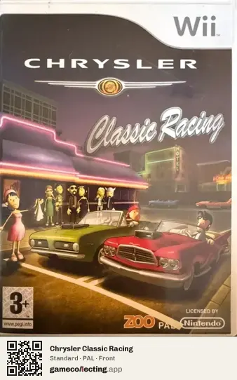 Chrysler Classic Racing Nintendo Wii, PAL box front