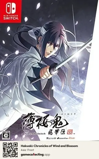 Hakuoki: Chronicles of Wind and Blossom Nintendo Switch, Asia box front