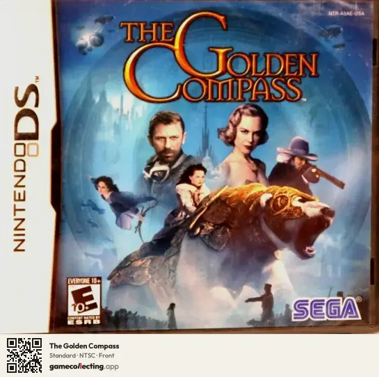 The Golden Compass Nintendo DS, NTSC box front