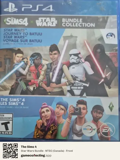 The Sims 4 PlayStation 4, Canada box front