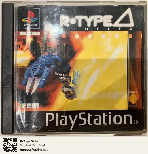 R-Type Delta PlayStation, PAL box front