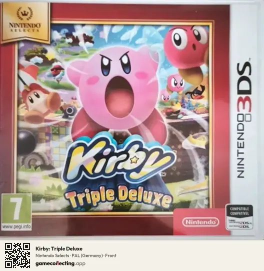Kirby: Triple Deluxe Nintendo 3DS, Germany box front