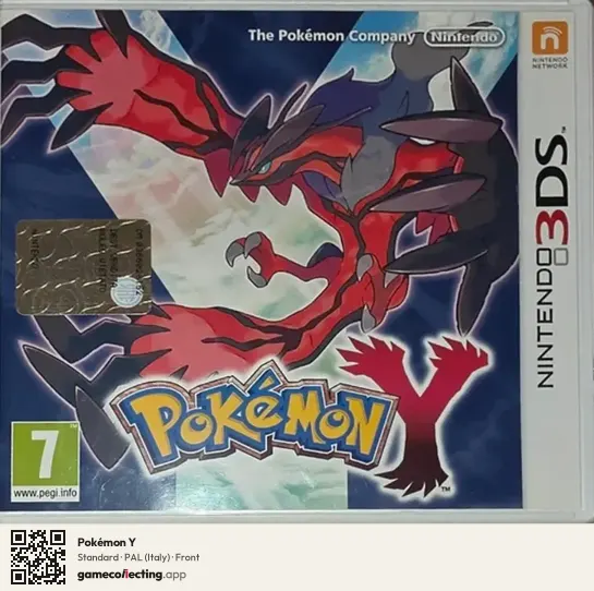 Pokémon Y Nintendo 3DS, Italy box front