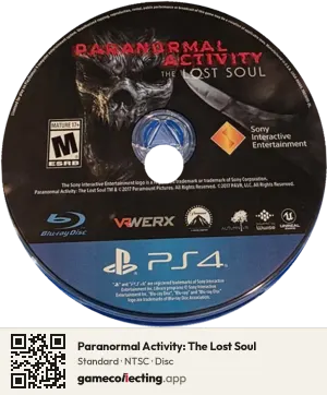 Paranormal Activity: The Lost Soul PlayStation 4, NTSC disc