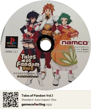 Tales of Fandom Vol.1 PlayStation, Asia disc