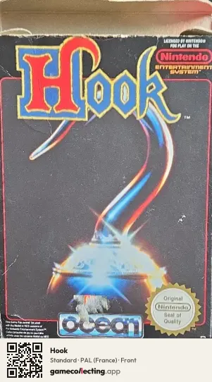 Hook Nintendo Entertainment System, France box front