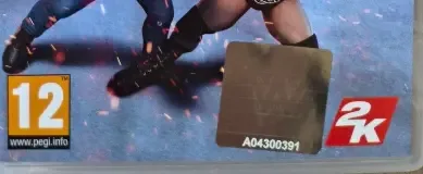 WWE 2K Battlegrounds, the PEGI square on its front