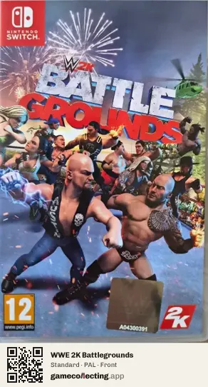 WWE 2K Battlegrounds Nintendo Switch, PAL box front