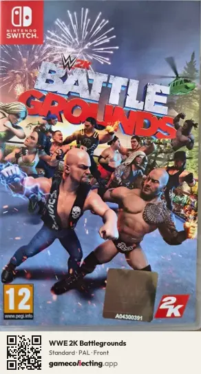 WWE 2K Battlegrounds Nintendo Switch, PAL box front