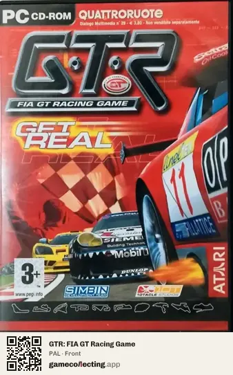 GTR: FIA GT Racing Game Computer, PAL box front