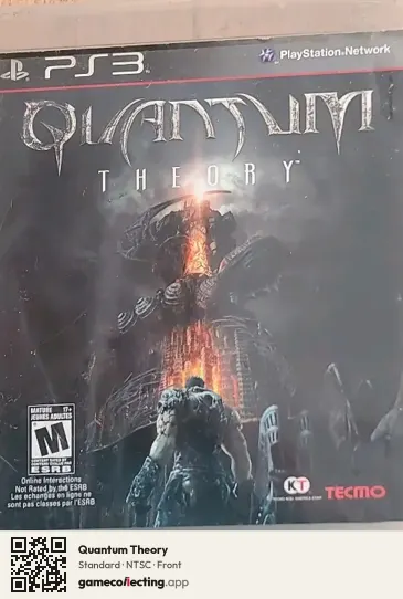 Quantum Theory PlayStation 3, NTSC box front