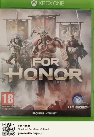 For Honor Xbox One, France box front
