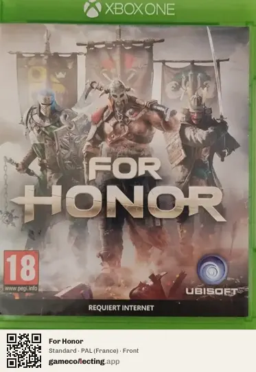 For Honor Xbox One, France box front