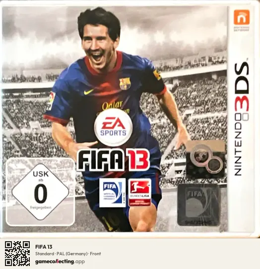 FIFA 13 Nintendo 3DS, Germany box front