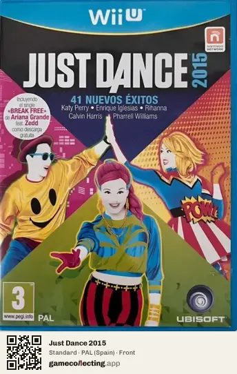 Just Dance 2015 Nintendo Wii U, Spain box front