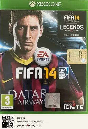FIFA 14 Xbox One, Italy box front