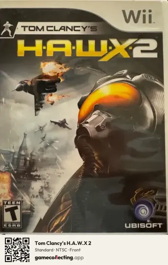 Tom Clancy's H.A.W.X 2 Nintendo Wii, NTSC box front
