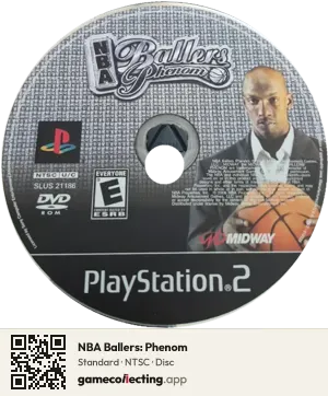 NBA Ballers: Phenom PlayStation 2, NTSC disc
