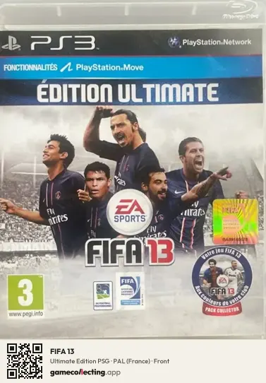 FIFA 13 PlayStation 3, France box front