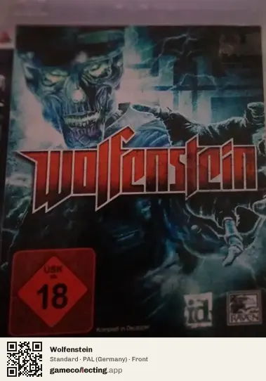 Wolfenstein PlayStation 3, Germany box front