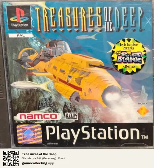 Treasures of the Deep PlayStation, Germany box front
