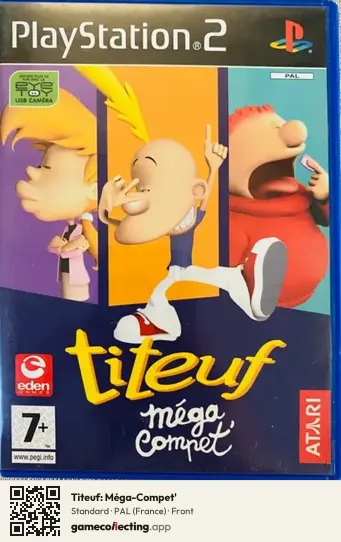 Titeuf: Méga-Compet' PlayStation 2, France box front