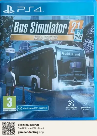 Bus Simulator 21 PlayStation 4, PAL box front