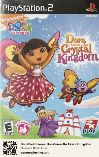 Dora the Explorer: Dora Saves the Crystal Kingdom PlayStation 2, NTSC box front