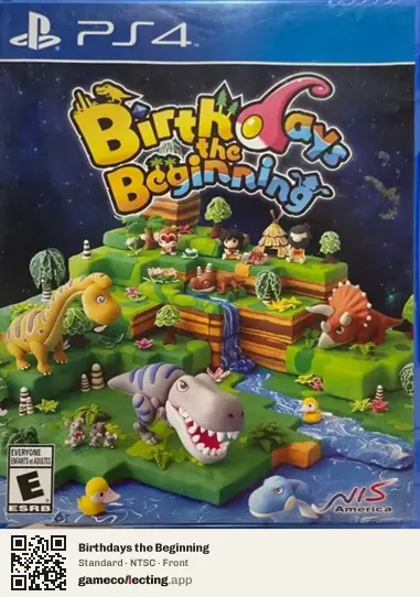 Birthdays the Beginning PlayStation 4, NTSC box front
