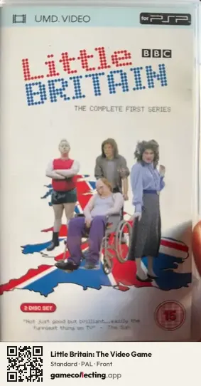 Little Britain: The Video Game PlayStation Portable, PAL box front