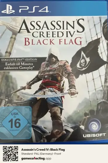 Assassin's Creed IV: Black Flag PlayStation 4, Germany box front