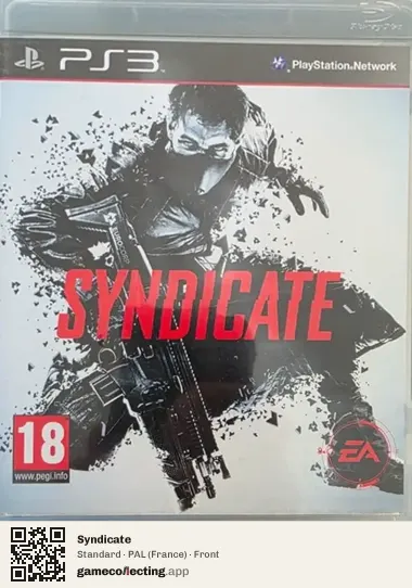 Syndicate PlayStation 3, France box front
