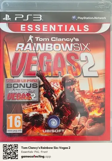 Tom Clancy's Rainbow Six: Vegas 2 PlayStation 3, PAL box front