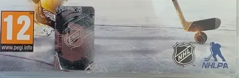 NHL 15, the PEGI square on its front